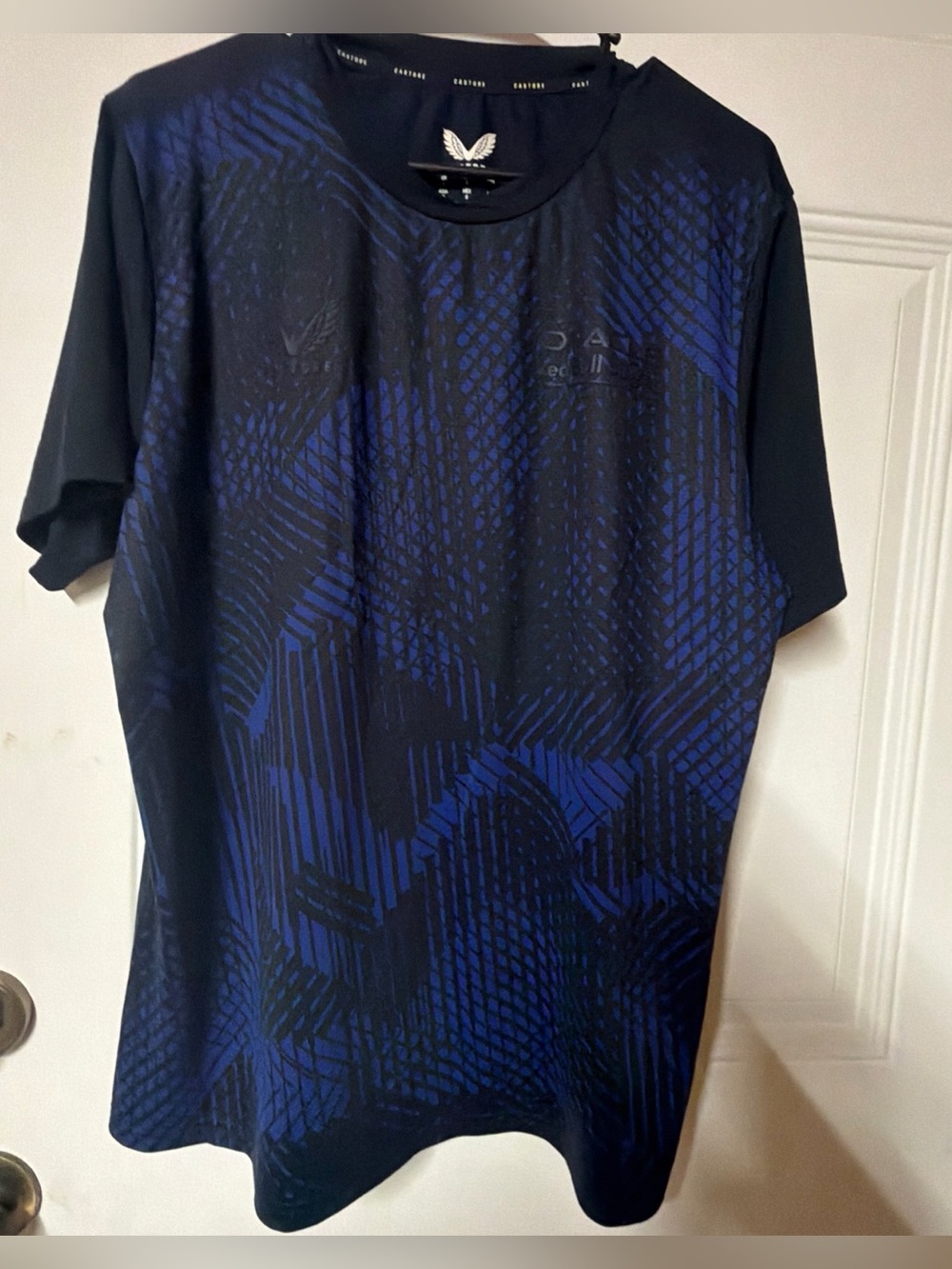 Men's Graphic Short-Sleeve Tee by Unknown — Black & Navy